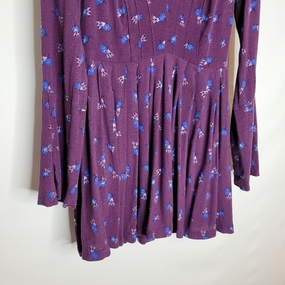 🎉💕HP💕🎉 Free People Purple Mini Dress - Picture 7 of 14